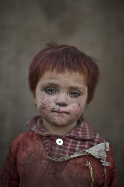 Gul Bibi Shamra de 3 años. 