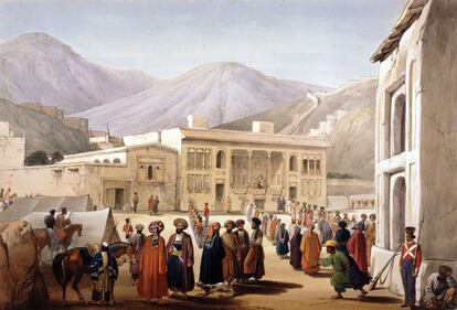 Imagen de Kabul a mediados del siglo XIX.