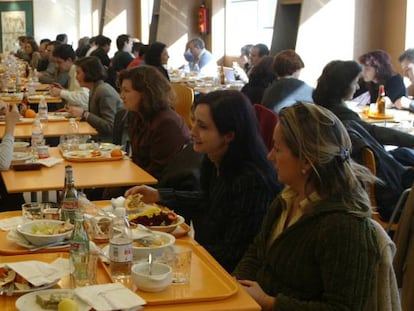 Imagen de un comedor de empresa.