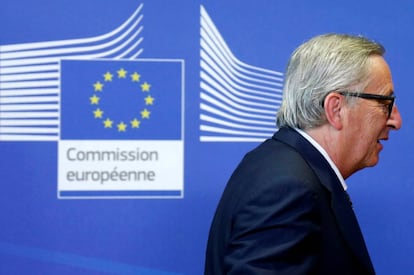 El presidente de la Comisión, Jean-Claude Juncker, este miércoles.