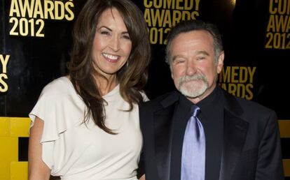 Robin Williams y Susan Schneider.