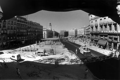 Operación asfalto. Puerta del Sol, Madrid, 26 de agosto de 1986.