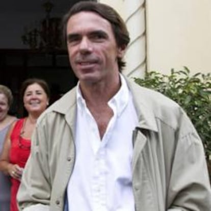 El ex presidente del Gobierno José María Aznar