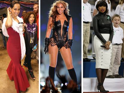 Trío de damas en la Super Bowl: Beyoncé, Alicia Keys y Jennifer Hudson, ¿quién brilló más?
