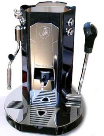 Tonino Lamborghini Espresso machine. Desde 1.100 euros.