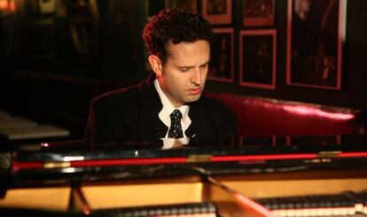 El pianista norteamericano Jeb Patton en una actuación.