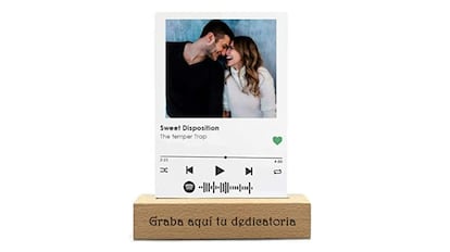 Placa Spotify personalizable