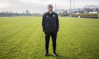 Roberto Mart&iacute;nez antes de la entrevista, el pasado martes. 