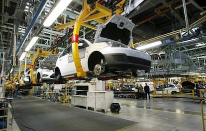 La fábrica de automóviles Ford en Almussafes (Valencia).