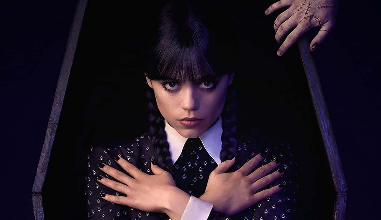 Protagonista de la serie Miércoles de Netflix