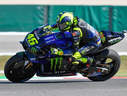 Valentino Rossi, en Misano.