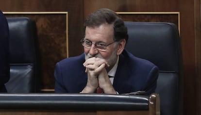 Mariano Rajoy, en el Congreso.