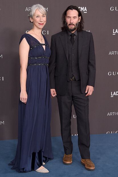 La artista Alexandra Grant, de 46 años, es socia y pareja de Keanu Reeves.