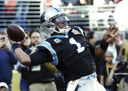 El quarterback de los Panthers, Cam Newton.