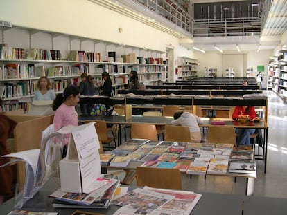 Una perspectiva de la biblioteca de Burriana en una imagen cedida.