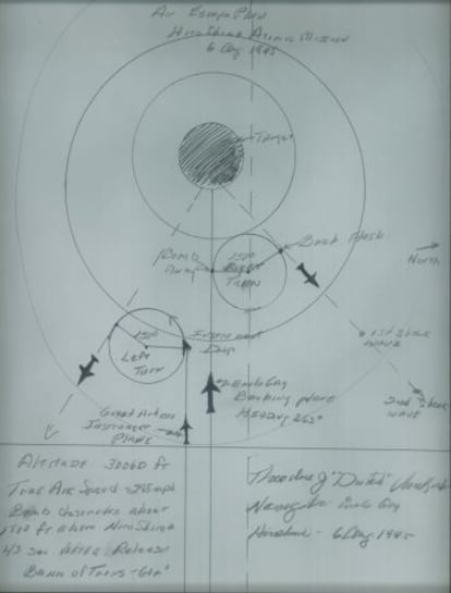 Plans for the bombing of Hiroshima.