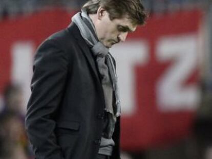 Tito Vilanova, en el partido contra el Bayern.