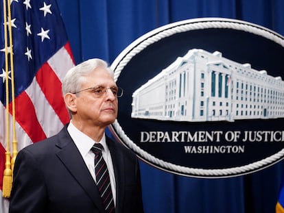 Merrick Garland, fiscal general de Estados Unidos, en una comparecencia de esta semana.