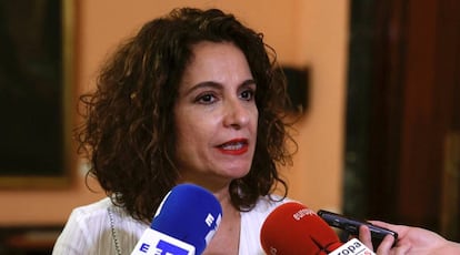 María Jesús Montero, ministra de Hacienda en funciones