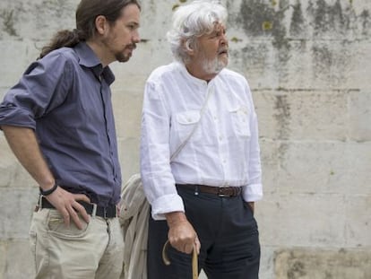 Iglesias y Beiras, el pasado julio en Santiago.