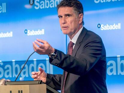  El consejero delegado de Banco Sabadell, Jaume Guardiola