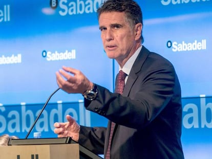  El consejero delegado de Banco Sabadell, Jaume Guardiola