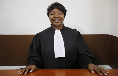 Florance Mesaan, advocada de 45 anys, a Abidjan (Costa d'Ivori).