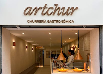 Imagen de la churrería Artchur, en Barcelona.