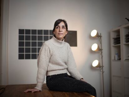 Alauda Ruiz de Azúa en las oficinas de la productora de comercIales de publicidad Igloo, donde trabaja.