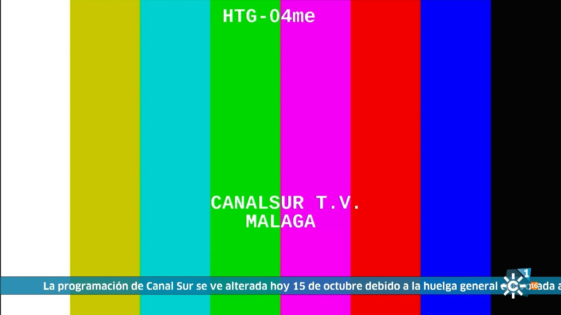 La carta de ajuste emitida por Canal Sur el pasado miércoles por la huelga en apoyo de Palestina.