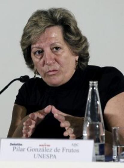 Pilar Gonz&aacute;lez de Frutos, presidenta de Unespa 