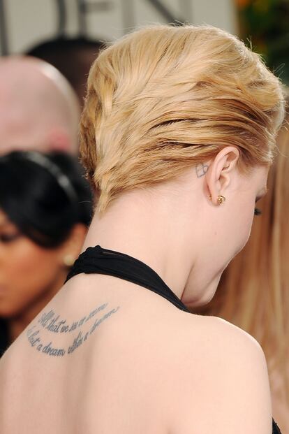 ¿Os habíais fijado antes en los tatuajes que tiene Evan Rachel Wood? 