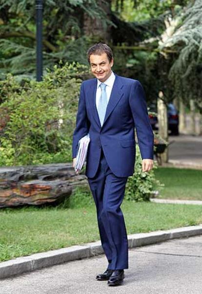 José Luis Rodríguez Zapatero, en La Moncloa.