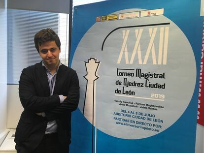 Jaime Santos, este martes durante la presentación del torneo Ciudad de León en Madrid