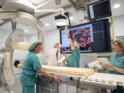 Unidad de radiología del Hospital de Basurto, Bilbao.