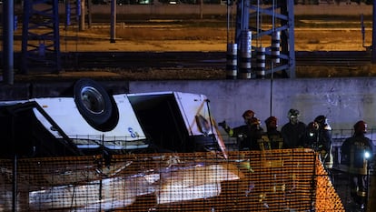 El accidente de autobús de Venecia, en imágenes