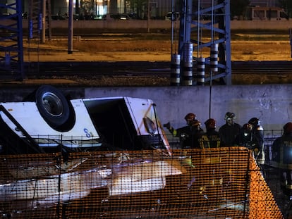 El accidente de autobús de Venecia, en imágenes