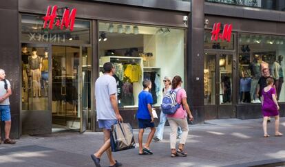 Una tienda de H&M en Finlandia.