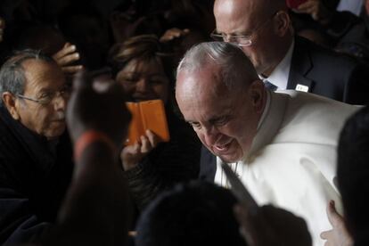 O Papa em San Cristóbal de las Casas, no dia 15.