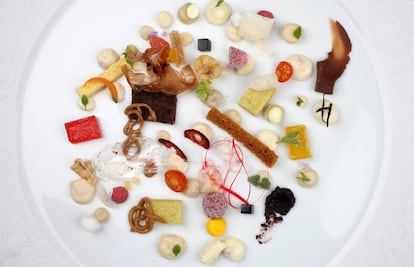 'Anarquía', postre de Jordi Roca para El celler de Can Roca.