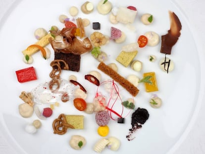 'Anarchy', a dessert served at El celler de Can Roca.