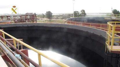 Los depósitos habían acumulado 5.000 toneladas de agua contaminada.
