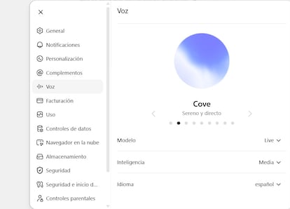 Voz de ChatGPT