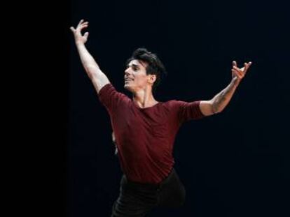 Joaqu&iacute;n de Luz con el New York City Ballet en el Teatro Auditorio de San Lorenzo de El Escorial, en 2014. 
 
 