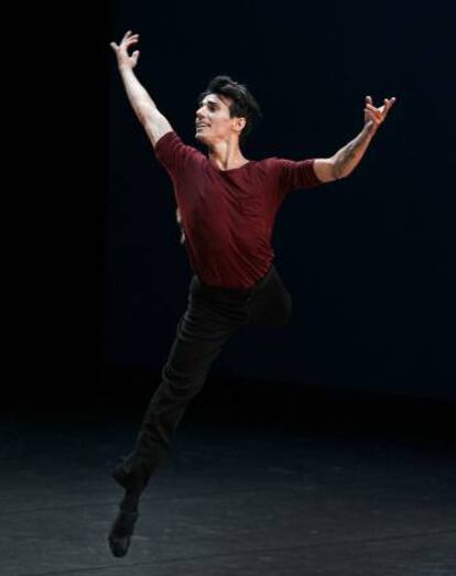 Joaqu&iacute;n de Luz con el New York City Ballet en el Teatro Auditorio de San Lorenzo de El Escorial, en 2014. 
 
 