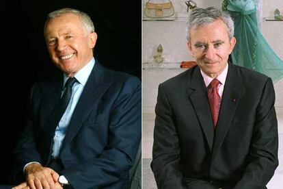 François Pinault (a la izquierda) y Bernard Arnault.