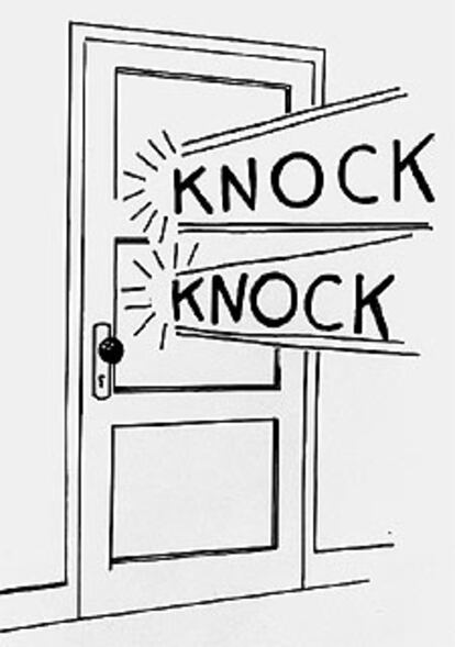 <i>Knock Knock</i> (1961), de Lichtenstein.