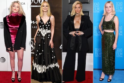 De izda. a dcha: las candidatas Sky Ferreira, Emma Laird, Bebe Rexha y Odessa Young.