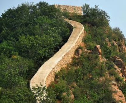 Otro de los tramos de la muralla 'restaurados'.