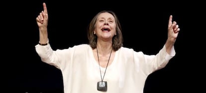 Jeaninne Mestre, en un ensayo de 'El año del pensamiento mágico'.